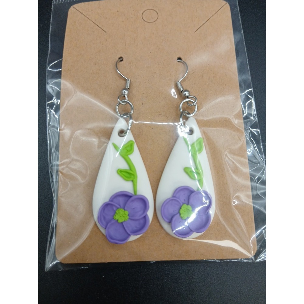 Hand Crafted Polymer Clay Earrings‎